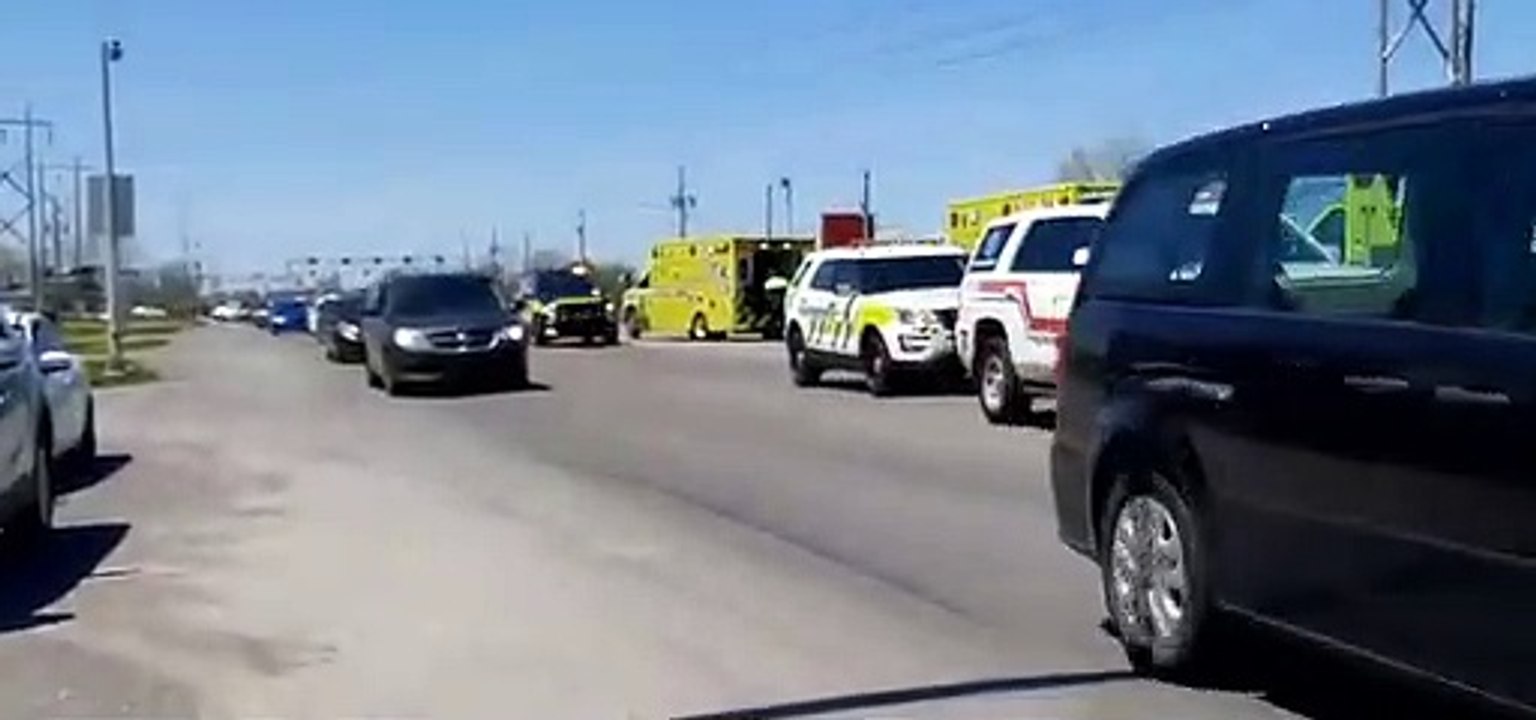 Accident sur la route 132 à Sainte-Catherine le 18 mai 2020