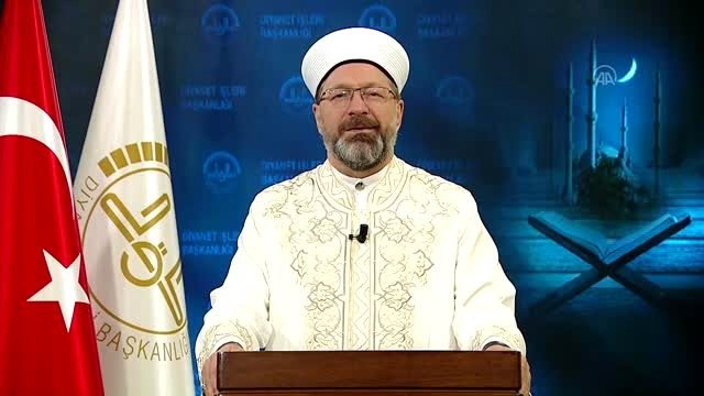Diyanet İşleri Başkanı Erbaş'tan Kadir Gecesi mesajı
