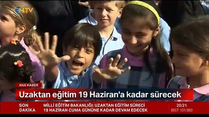 MEB'den uzaktan eğitim açıklaması! 19 Haziran'a kadar devam edecek