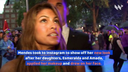 Eva Mendes Gets Lockdown Makeover From Her Daughters