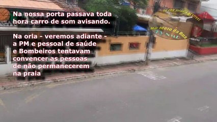 Guarapari/ ES Prefeitura tira Banhistas do Mar - QUARENTENA