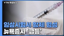 美 기업 임상시험서 코로나19 항체 형성...美 증시 급등 / YTN