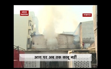 Blaze in Lucknow dryfruit godown still not doused