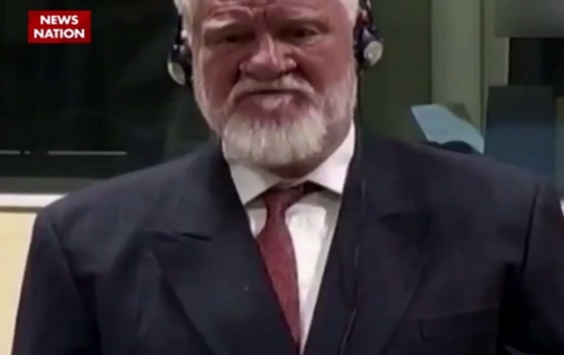 Zero Hour: Bosnian Croat war criminal dies after drinking poison in UN courtroom