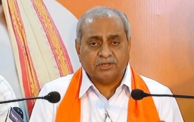 Nitin Patel: Hardik Patel is speaking language of Congress