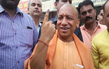 Uttar Pradesh Civic Election 2017: CM Yogi Adityanath casts vote in Gorakhpur