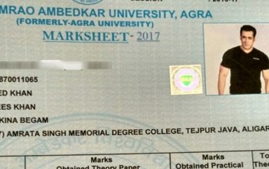 Zero Hour: Administrative laxity under spotlight, Salman Khan's photo on Agra University mark sheet