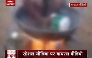 Viral video shows boy bathing in boiling water