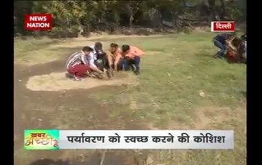 People in Delhi plant 150 trees in Roshanara Baag