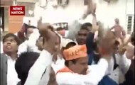 UP election results 2017: Modi wave puts BJP ahead in early trends; Party workers begin celebrations