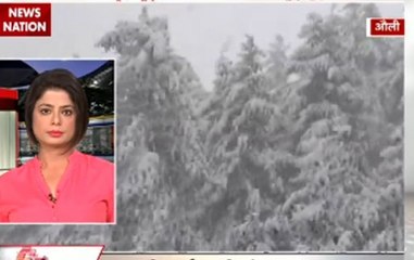 Speed News 4PM: Snowfall in Auli, Uttarakhand