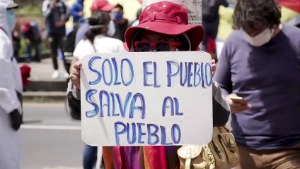 Protestan contra reformas laborales para paliar efectos de pandemia en Ecuador