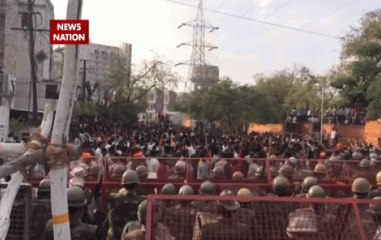 Rajput Karni Sena vandalises BJP office seeking quota for community