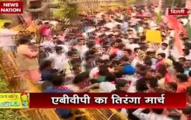 Nation View: ABVP tiranga march in Delhi University