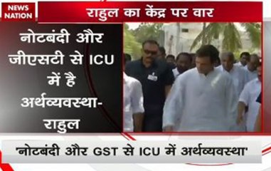 Rahul Gandhi takes a dig on Finance Minister Arun Jaitley on GST & Demonetisation