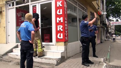 Bursa itfaiyesinden kar maskeli kuş kurtarma operasyonu