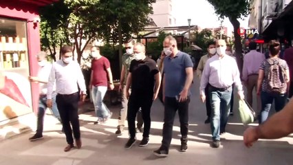 Siirt'te drone ile maske denetimi yapıldı