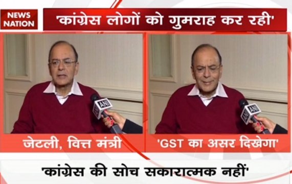 Finance Minister Arun Jaitley hails GST, accuses Congress of opportunism