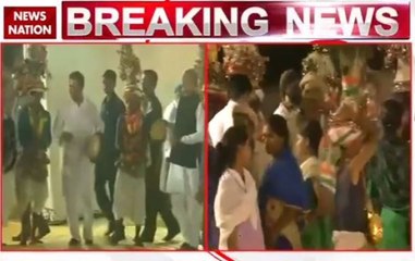 Navsarjan Yatra: Rahul Gandhi performs traditional dance in AHMEDABAD