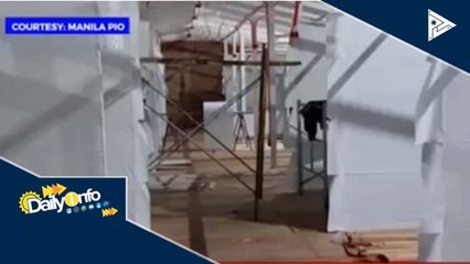 Pagpapatayo ng quarantine facilities sa Maynila, patuloy