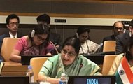Incredible speech by EAM Sushma Swaraj at UN, says PM Modi