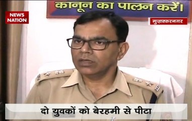 Muzaffarnagar: Video of Police beating two men goes viral on social media