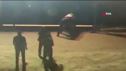 Bağcılar'da sokağa çıkma kısıtlamasını hiçe sayarak uzun eşek oynadılar