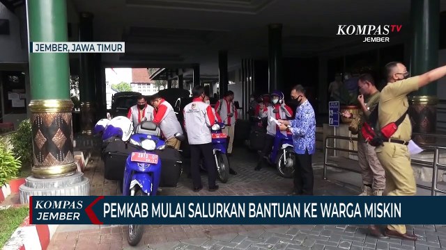 Pemkab Jember Mulai Salurkan Bantuan ke Warga Miskin