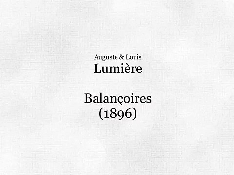 Balançoires (Balancines) [1896]
