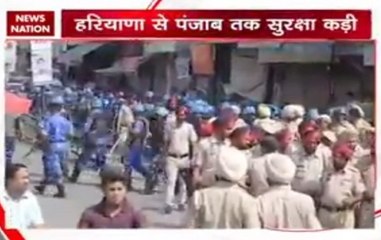 Ram Rahim Verdict: Flag march by Police and RAF in Punjab's Barnala ahead of