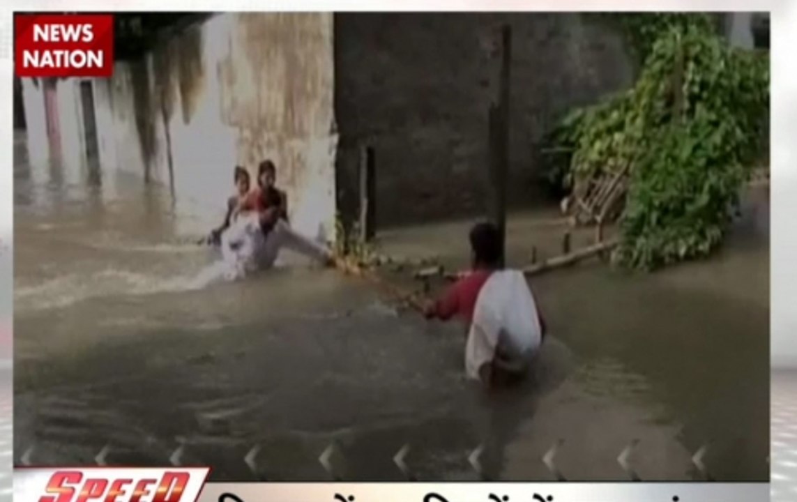 Speed News: Heavy flood affected 13 districts of Bihar