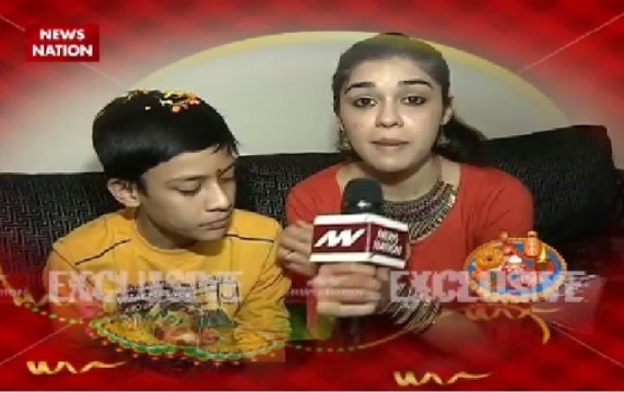 Serial Aur Cinema: Television actress Isha celebrates Rakhi with brother