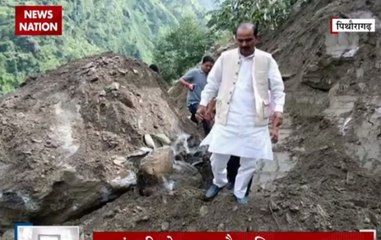 Minister of State and Textiles Ajay Tamta visits at disaster affected mangta area