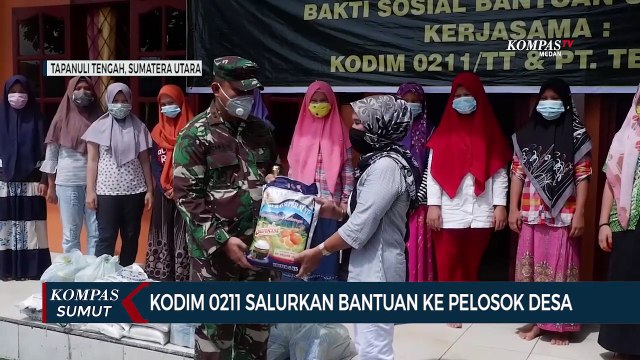 Kodim 0211 Tapteng Salurkan Bantuan Ke Pelosok Desa