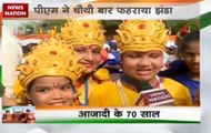 Independence Day celebrations with children at Red Fort in Delhi