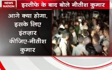 Nitish Kumar tenders his resignation to Governor