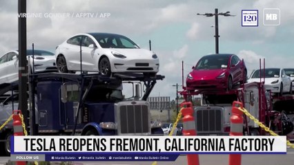 Tesla reopens Fremont, California factory