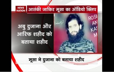 Terrorist Zakir Musa releases audio clip, says Abu Dujana is Al-Qaida’s martyr