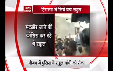 Rahul Gandhi stopped from entering Mandsaur