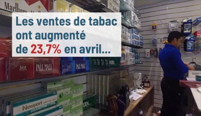 Les ventes de tabac ont augmenté de 23,7% en avril