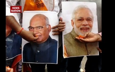 India celebrates Ram Nath Kovind's victory in the Presidential poll