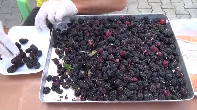 Şifa deposu 'dut' tezgahlarda yerini aldı