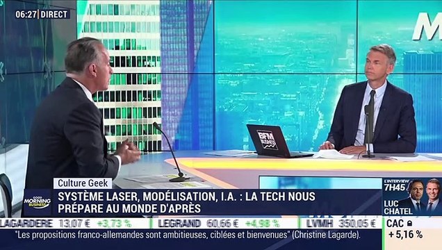Culture Geek : Système laser, modélisation, IA...la tech nous prépare au monde d'après par Frédéric Simottel - 19/05