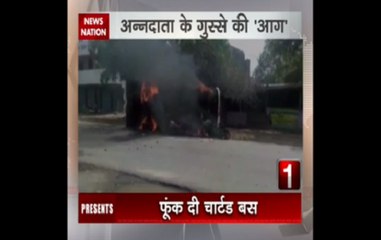 Download Video: Farmers’ agitation in MP: Widespread violence, incidents of arson reported from Mandsaur, Dewas districts