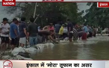 Mora cyclone hits Imphal Manipur