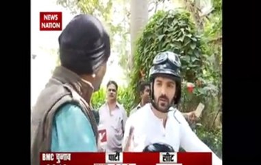 BMC election: John Abraham casts his vote during polls