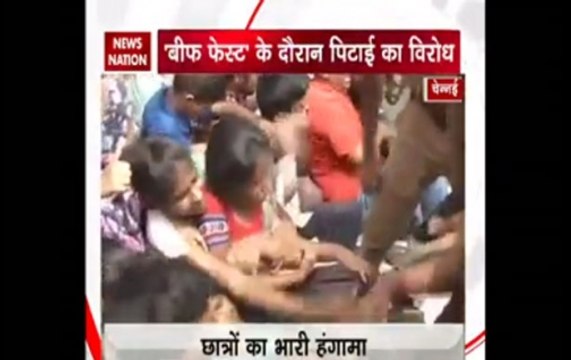 Beef fest row: IIT Chennai students hold protest against assault on student