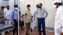 CM Thackeray visits newly prepared special COVID-19 hospital