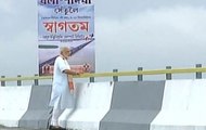 PM Modi addresses a public rally in Dhola, Assam