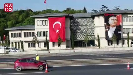 15 Temmuz Şehitler Köprüsü'ndeki denetim havadan görüntülendi